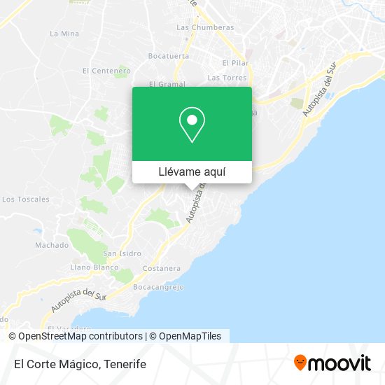Mapa El Corte Mágico