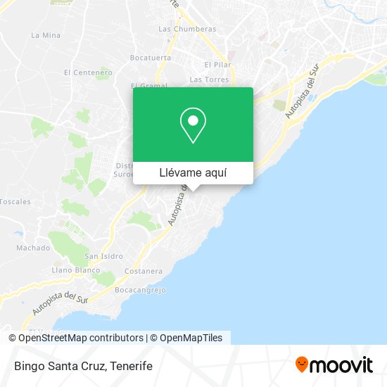 Mapa Bingo Santa Cruz