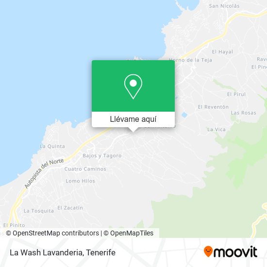 Mapa La Wash Lavanderia
