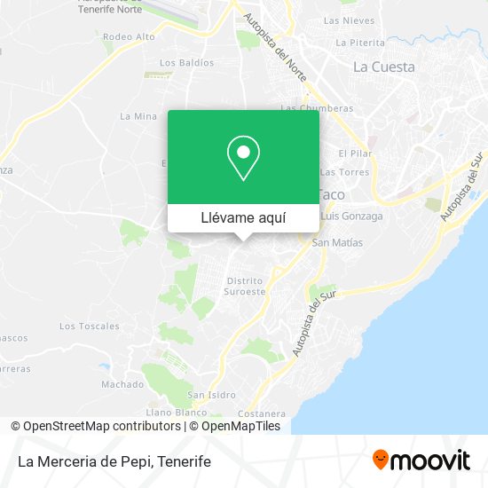 Mapa La Merceria de Pepi
