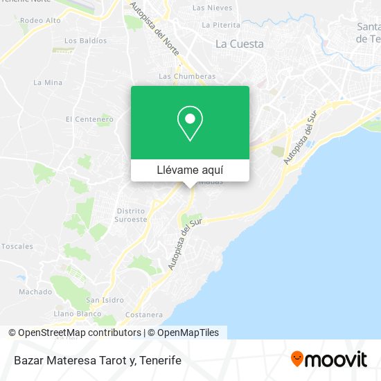 Mapa Bazar Materesa Tarot y