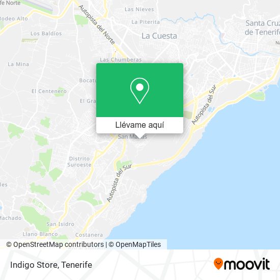 Mapa Indigo Store