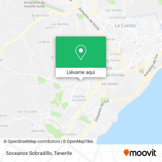 Mapa 5oceanos Sobradillo