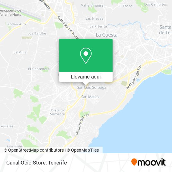 Mapa Canal Ocio Store