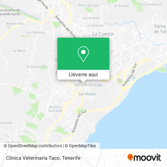 Mapa Clinica Veterinaria Taco