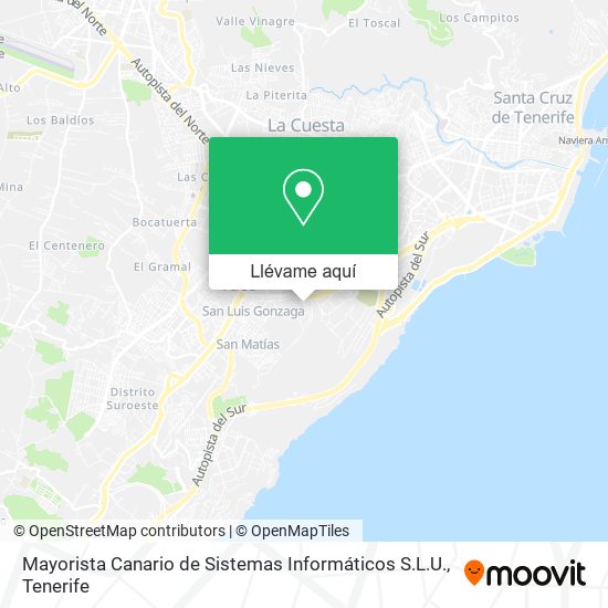 Mapa Mayorista Canario de Sistemas Informáticos S.L.U.