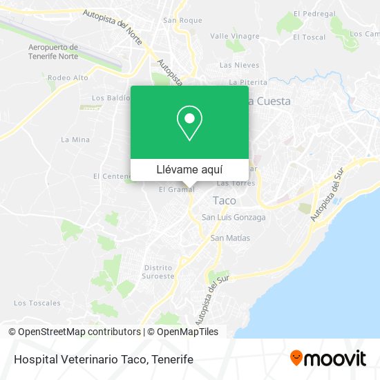 Mapa Hospital Veterinario Taco