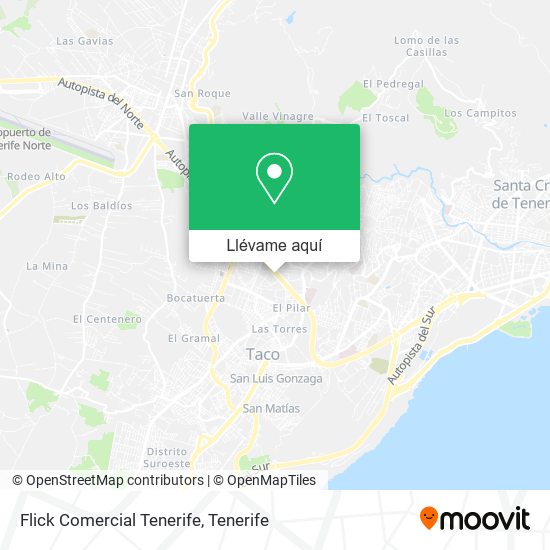 Mapa Flick Comercial Tenerife