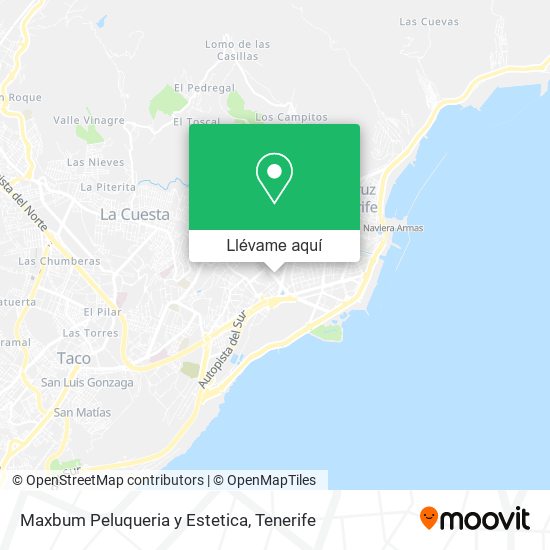 Mapa Maxbum Peluqueria y Estetica