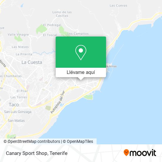 Mapa Canary Sport Shop