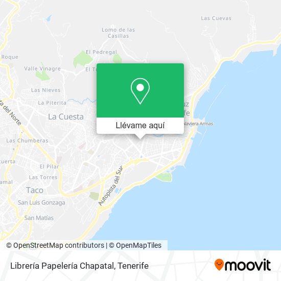 Mapa Librería Papelería Chapatal