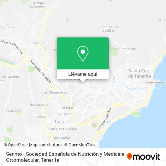 Mapa Senmo - Sociedad Española de Nutrición y Medicina Ortomolecular