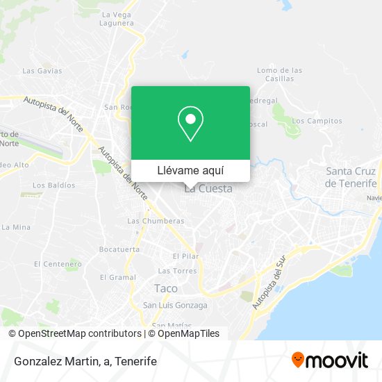 Mapa Gonzalez Martin, a