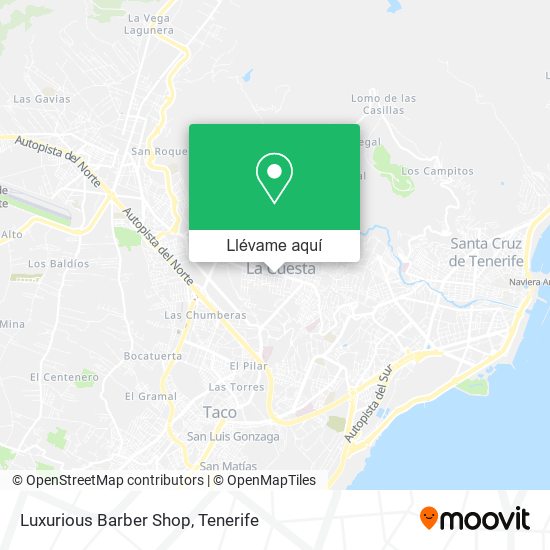 Mapa Luxurious Barber Shop