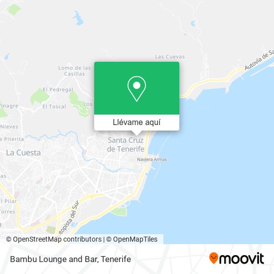 Mapa Bambu Lounge and Bar