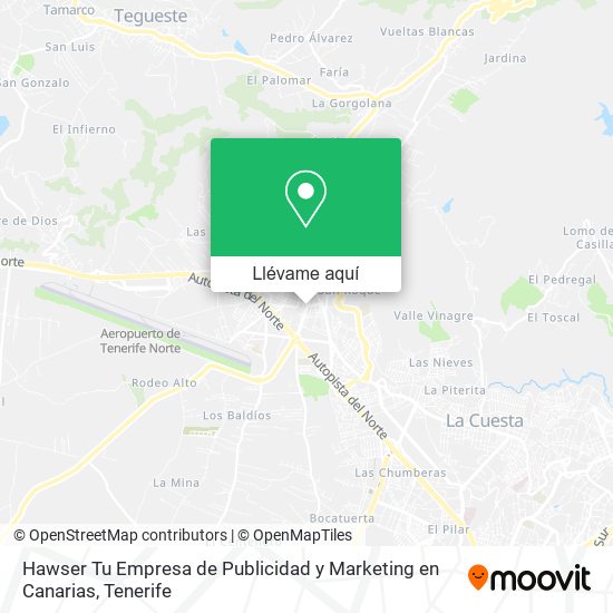 Mapa Hawser Tu Empresa de Publicidad y Marketing en Canarias