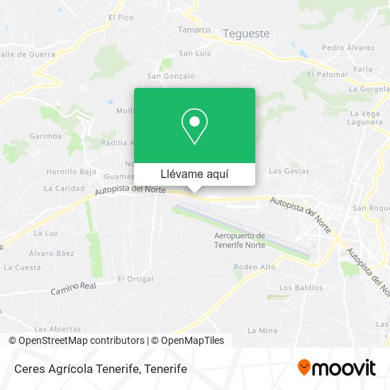 Mapa Ceres Agrícola Tenerife