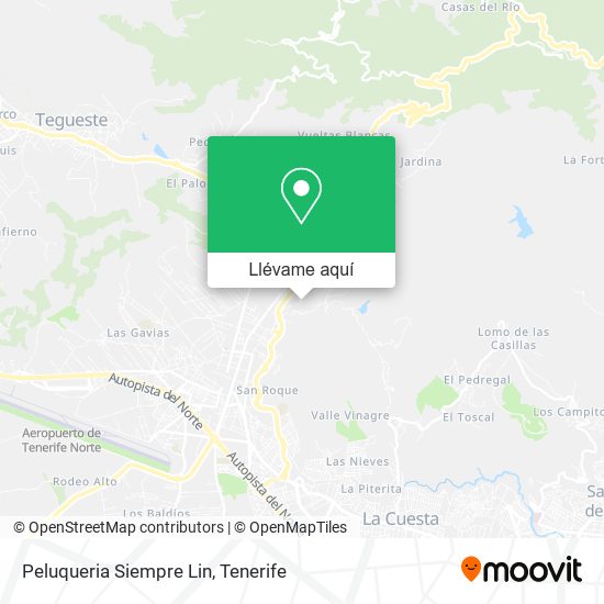 Mapa Peluqueria Siempre Lin