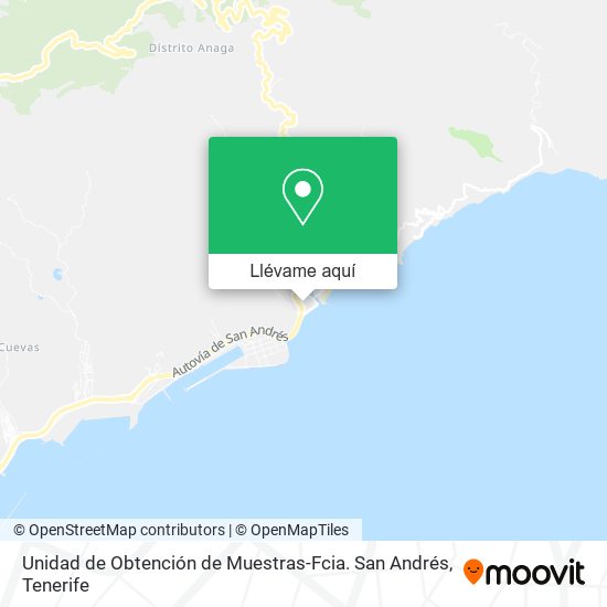 Mapa Unidad de Obtención de Muestras-Fcia. San Andrés