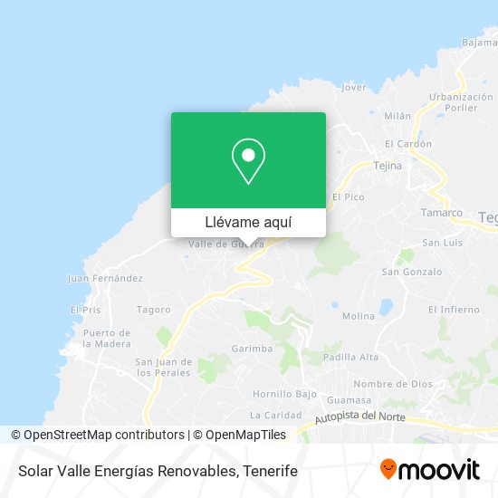 Mapa Solar Valle Energías Renovables