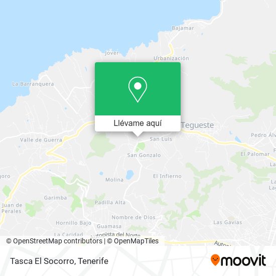 Mapa Tasca El Socorro