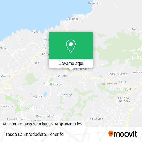 Mapa Tasca La Enredadera