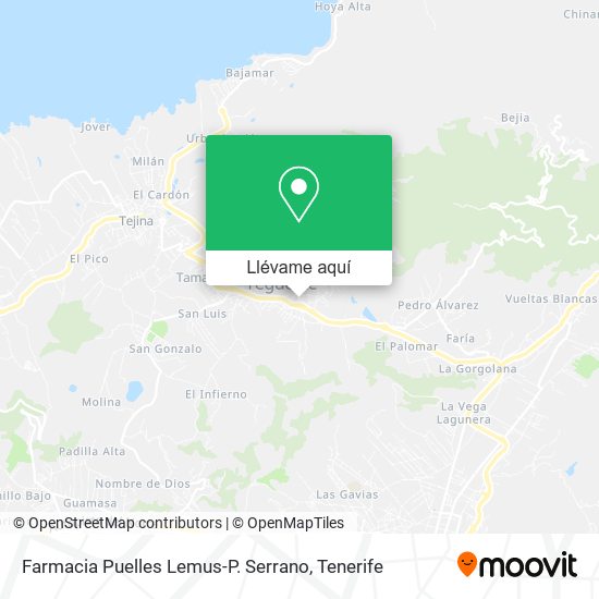 Mapa Farmacia Puelles Lemus-P. Serrano