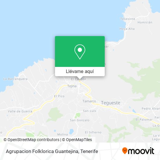 Mapa Agrupacion Folklorica Guantejina