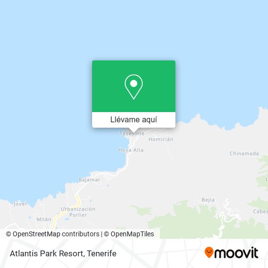Mapa Atlantis Park Resort