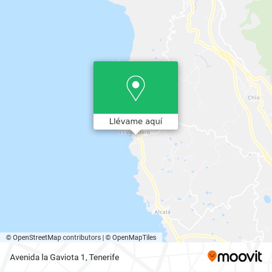 Mapa Avenida la Gaviota 1