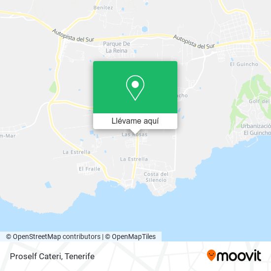 Mapa Proself Cateri