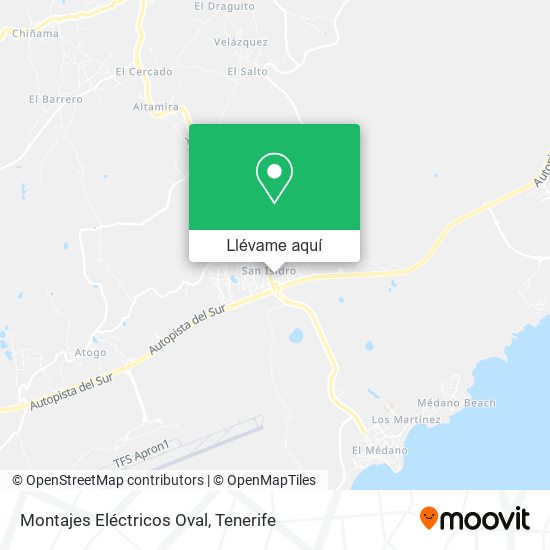 Mapa Montajes Eléctricos Oval