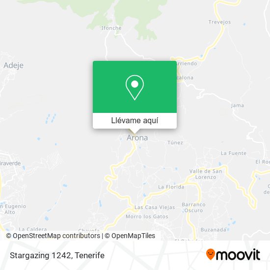 Mapa Stargazing 1242