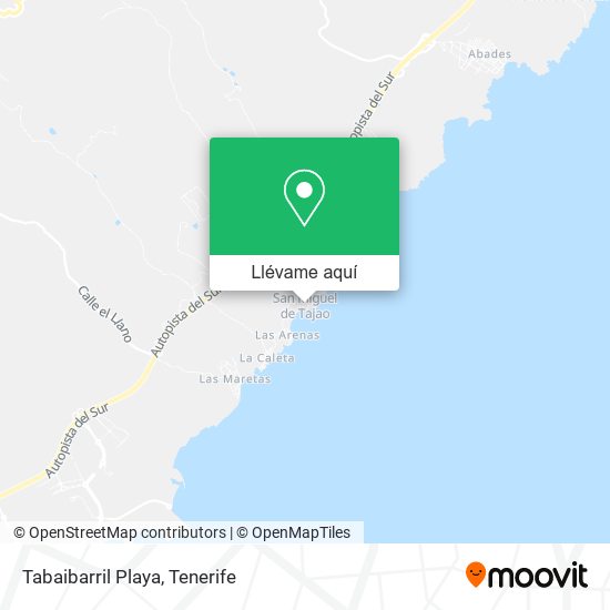 Mapa Tabaibarril Playa