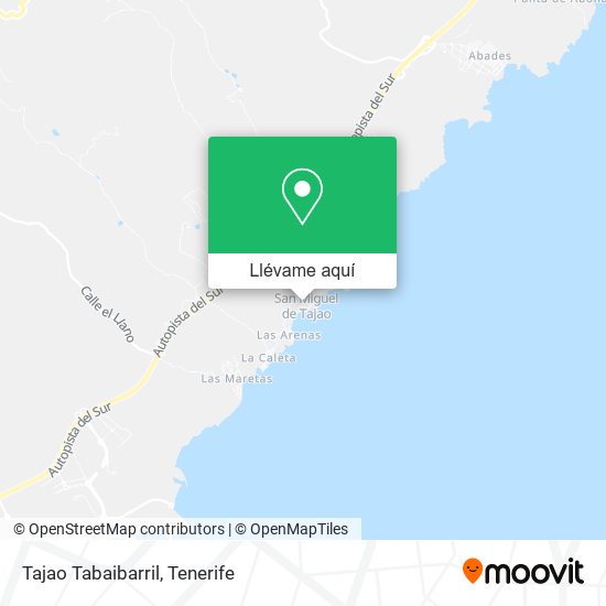 Mapa Tajao Tabaibarril