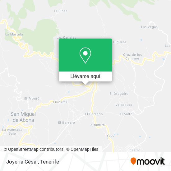 Mapa Joyería César