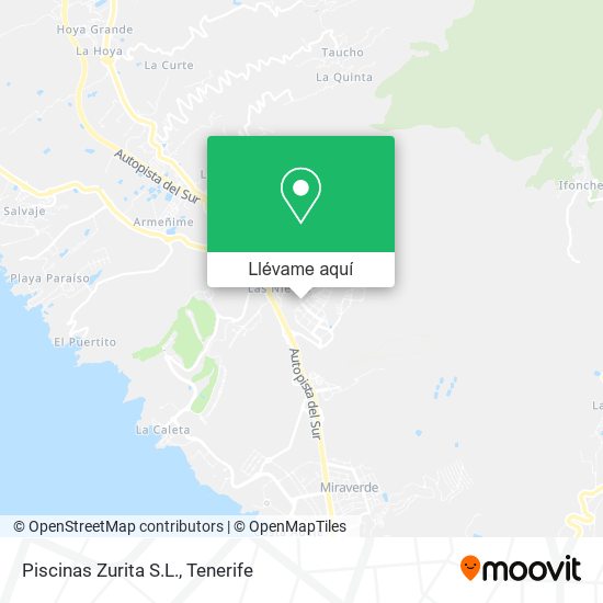 Mapa Piscinas Zurita S.L.
