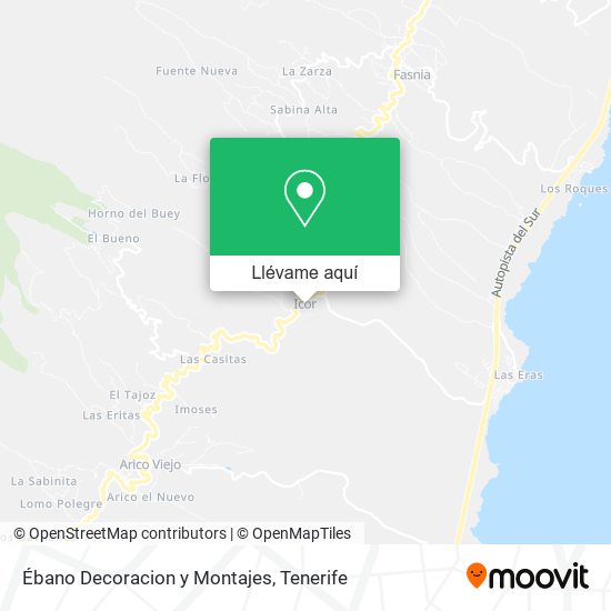 Mapa Ébano Decoracion y Montajes