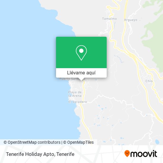 Mapa Tenerife Holiday Apto