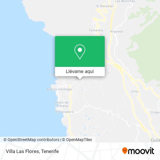Mapa Villa Las Flores