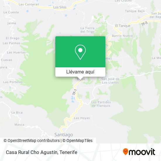 Mapa Casa Rural Cho Agustín