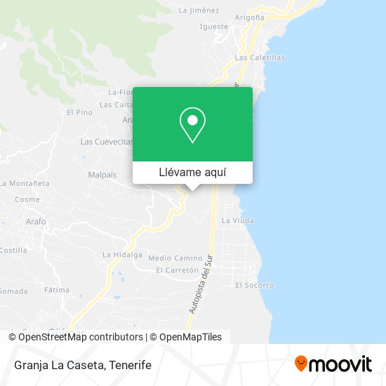 Mapa Granja La Caseta