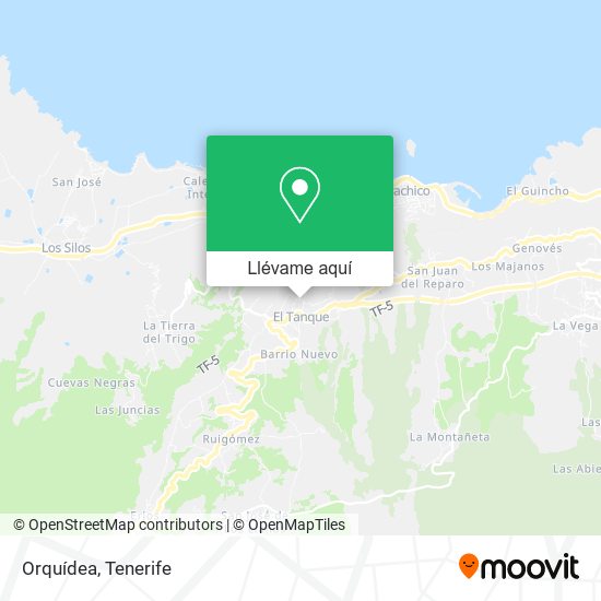 Mapa Orquídea