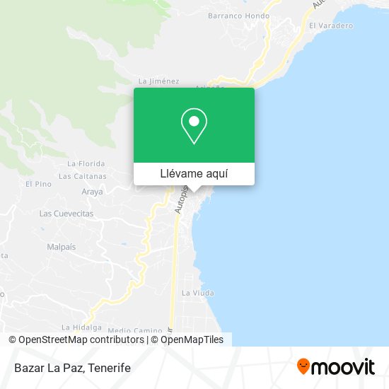 Mapa Bazar La Paz