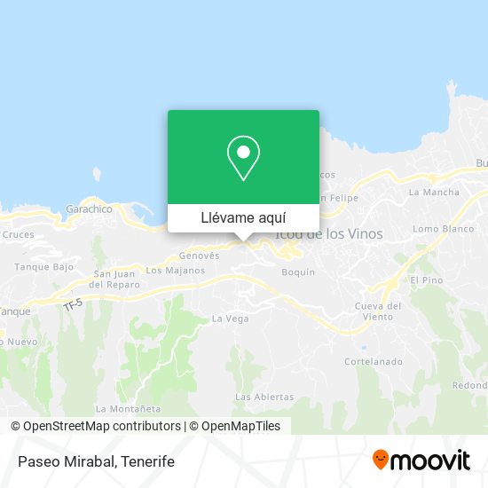 Mapa Paseo Mirabal