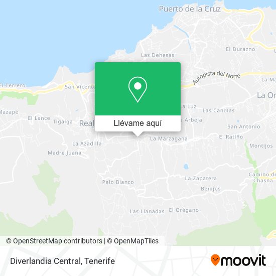 Mapa Diverlandia Central