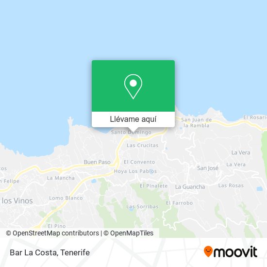 Mapa Bar La Costa