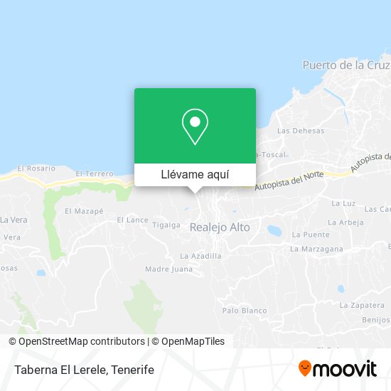 Mapa Taberna El Lerele