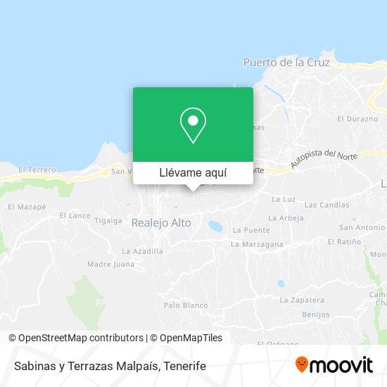 Mapa Sabinas y Terrazas Malpaís
