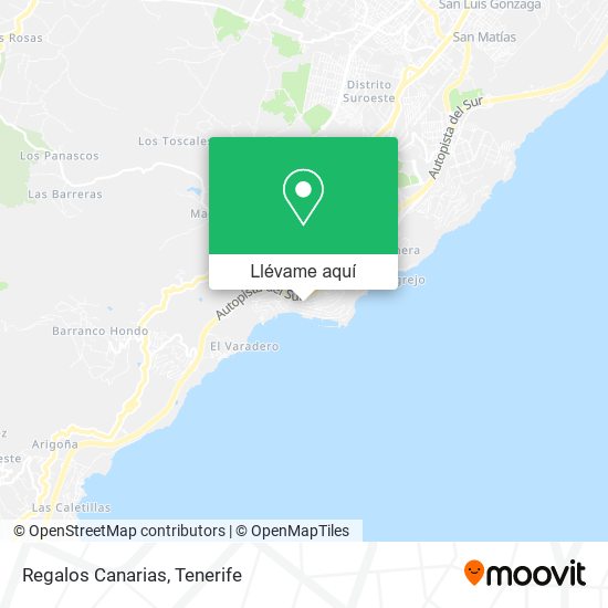Mapa Regalos Canarias